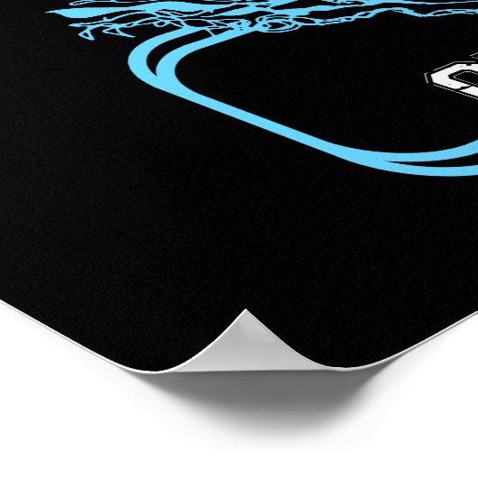 ヴィンテージワイルドウェーブビーチアウトサイダーズサーフ ポスター (角)