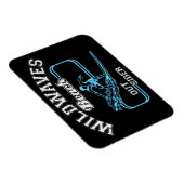 ヴィンテージワイルドウェーブビーチアウトサイダーズサーフ マグネット (右側)