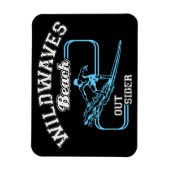 ヴィンテージワイルドウェーブビーチアウトサイダーズサーフ マグネット (縦)