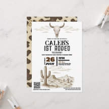 ヴィンテージワイルドウエストウェスタン1stロデオバースデーパーティー