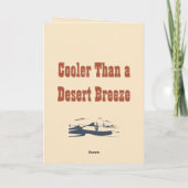 ヴィンテージワイルドウエストカウボーイタイポグラフィ父の日 カード (裏面)