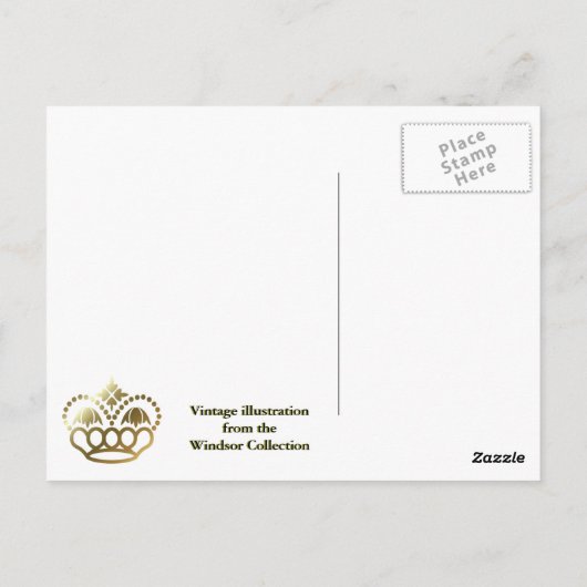 ヴィンテージワイルドウエスト自転車レース ポストカード (裏面)