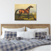 ヴィンテージワイルドウマズバイアルフレッド・デ・ドルー キャンバスプリント (インサイチュ (寝室))