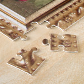 ヴィンテージワイルドバラとシ素朴ーン ジグソーパズル (側面)