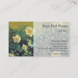 ヴィンテージワイルドバラプロファイルカード 名刺