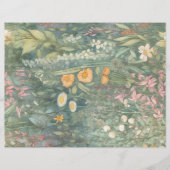 ヴィンテージワイルドフラワーガーデンボタニカルジャンクジャーナル (正面)