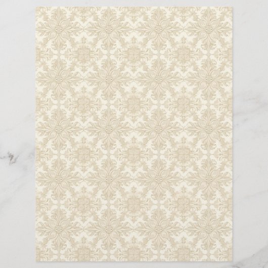 ヴィンテージワイルドフラワーガーデンボタニカルジャンクジャーナル (裏面)