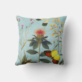 ヴィンテージワイルドフラワーズ自然恋人フローラコラージュ クッション (裏面)