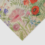 ヴィンテージワイルドフラワーズ自然植物コラージュ 薄葉紙 (詳細)