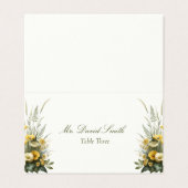 ヴィンテージワイルドフラワーテーブル番号座席表 (外部フラット)