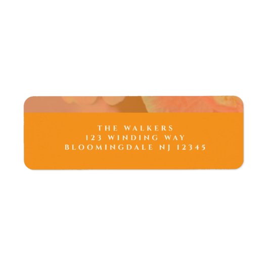 ヴィンテージワイルドフラワーピンクポピー結婚ズ ラベル (正面)