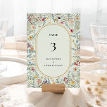 ヴィンテージワイルドフラワーファーンミントグリーン結婚ズ テーブルナンバー<br><div class="desc">このヴィンテージの野生のファーンミントグリーンのテーブル番号のデザイン結婚はエレガント、繊細なボホフローラの緑の花束と茎で装飾されたクラシック金ゴールドの幾何学的なフレームの配列である。クラシックの黒いタイポグラフィとカラフルの野花と時代を超越した薄い緑のミントの背景のパレットを備えシンプル、美しく磨き上げられたロマンチックなラ感じイックを作る。ミニマルのスタイルをより豪華なマキシマリストの装飾に調整しカジュアルて、このコレクションは簡単ミックスとマッチのオプションを提供し、あなたの完璧なカスタムの結婚式の美学をキュレート。全てのデザインと同様もしに、質問や特別なリクエストなどがあり頼ます。</div>