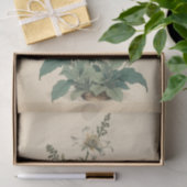 ヴィンテージワイルドフラワープリント 薄葉紙 (ギフト)