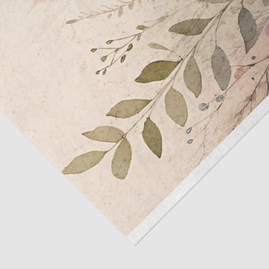 ヴィンテージワイルドフラワー妖精の切り離し 薄葉紙 (詳細)