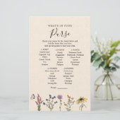 ヴィンテージワイルドフラワー財布の中の何 (スタンド正面)