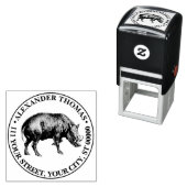 ヴィンテージワイルドボアスケッチBW セルフインキングスタンプ (インサイチュ)