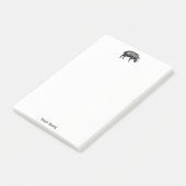 ヴィンテージワイルドボアスケッチBW ポストイット (アングル)