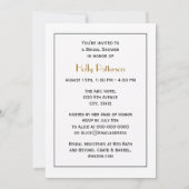 ヴィンテージワイルドボアスケッチBW 招待状 (裏面)