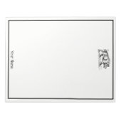 ヴィンテージワイルドボアスケッチBW #2 ノートパッド (正面)