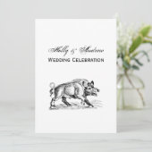 ヴィンテージワイルドボアスケッチBW #2 招待状 (スタンド正面)