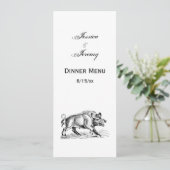 ヴィンテージワイルドボアスケッチBW #2 招待状 (スタンド正面)