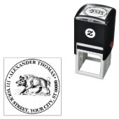 ヴィンテージワイルドボアスケッチBW #3C セルフインキングスタンプ (インサイチュ)