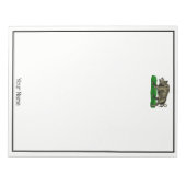 ヴィンテージワイルドボアスケッチBW #3C ノートパッド (正面)