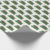 ヴィンテージワイルドボアスケッチBW #3C ラッピングペーパー (角)