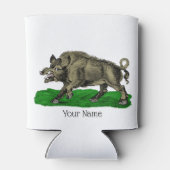 ヴィンテージワイルドボアスケッチBW #3C 缶クーラー (裏面)