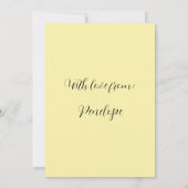 ヴィンテージワイルドレッドローズバレンタインズデイカード カード (裏面)