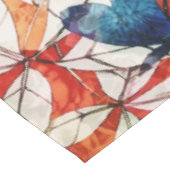 ヴィンテージワイルド春植物性フローラ開花 テーブルクロス (アングル)