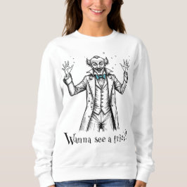 ヴィンテージワイルド・アイド・イルシオニスト「トリックを見てみたい？」 スウェットシャツ