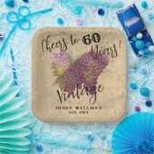 ヴィンテージワインカントリー60誕生日応援へ60 ペーパープレート (パーティー)