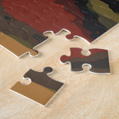 ヴィンテージワインスティルライフポスター ジグソーパズル (側面)