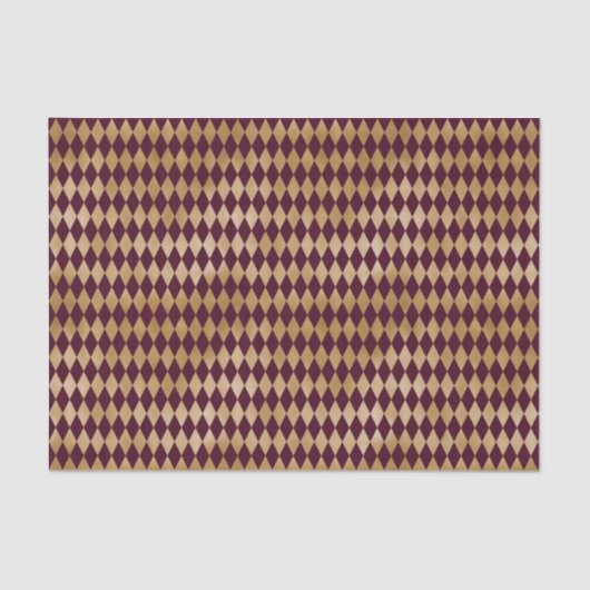 ヴィンテージワインハーレキンティッシュペーパー 薄葉紙 (正面)