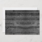 ヴィンテージワインバレルウッドラブラダーブライダルシャワー 招待状 (裏面)