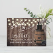 ヴィンテージワインバレルカントリーバーンブライダルシャワー 招待状 (スタンド正面)