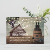 ヴィンテージワインバレルワイナリーブライダルシャワー 招待状 (スタンド正面)