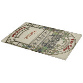 ヴィンテージワインラベル地下室サイン、 カッティングボード (角)