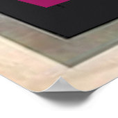 ヴィンテージワインルーム、編集文字 ポスター (角)