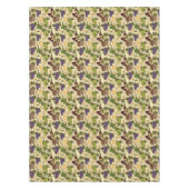 ヴィンテージワインヴィネヤードブドウつる植物 パターン(の模様が)ある テーブルクロス (正面)