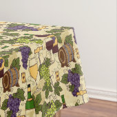 ヴィンテージワインヴィネヤードブドウつる植物 パターン（の模様が）ある テーブルクロス (インサイチュ)
