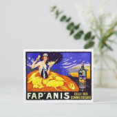 ヴィンテージワイン広告 ポストカード (スタンド正面)