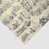 ヴィンテージワイン醸造ブドウ畑パターン 薄葉紙 (詳細)