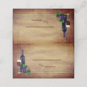 ヴィンテージワイ素朴ン披露宴 プレイスカード (外部開封)