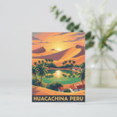 ヴィンテージワカチナペルー旅行 ポストカード (スタンド正面)