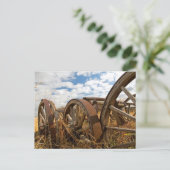 ヴィンテージワゴンホイール ポストカード (スタンド正面)