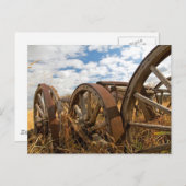 ヴィンテージワゴンホイール ポストカード (正面/裏面)