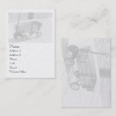 ヴィンテージワゴン大型プロファイル 名刺 (正面/裏面)