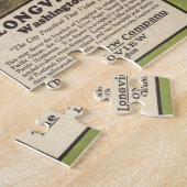 ヴィンテージワシントンとオレゴン州立地図(1923年) ジグソーパズル (側面)